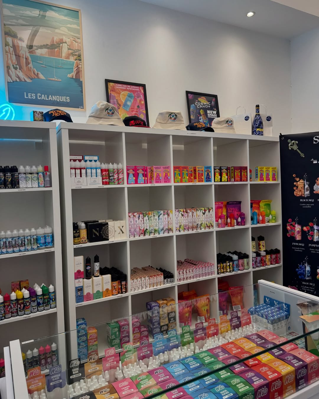 Rayon e-liquides